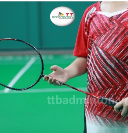 Áo cầu lông TT Badminton Đỏ thi đấu - Nữ