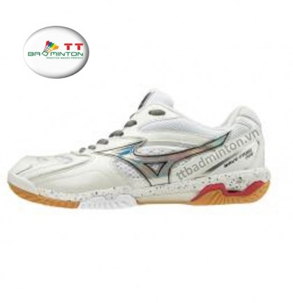 Giày cầu lông Mizuno (Nhật) Wave Fang Pro - Trắng
