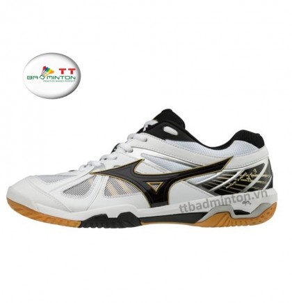 Giày cầu lông Mizuno (Nhật) Wave Fang XT3 - Trắng đen