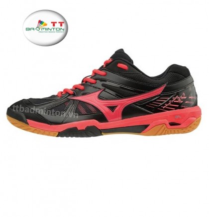 Giày cầu lông Mizuno (Nhật) Wave Fang XT3 - Đen đỏ