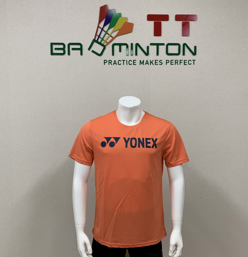 Áo cầu lông Yonex Cam chữ đen
