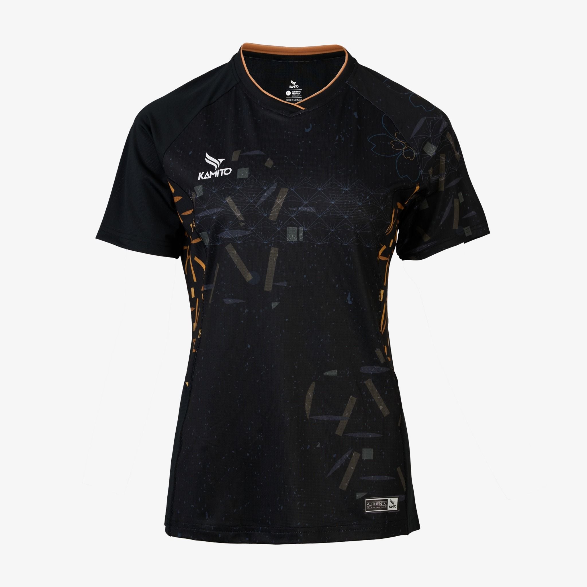 Áo thể thao Kamito Hanabi - Đen - Nữ