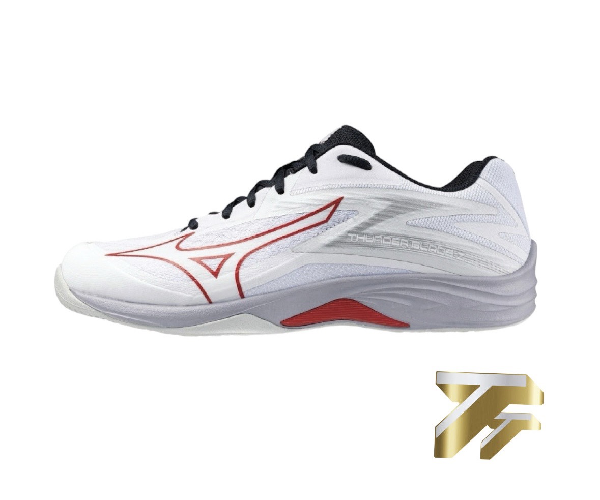 Giày Mizuno Thunder Blade Z - trắng đỏ đen