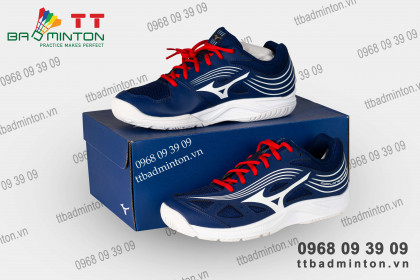 Giày cầu lông Mizuno Cyclone Speed 3 - xanh navy