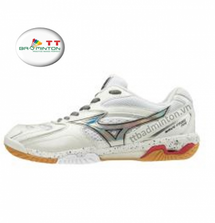 Giày cầu lông Mizuno (Nhật) Wave Fang Pro - Trắng
