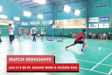 Highlights JWS 2021 (Tháng 1) | BS U15 Bán kết: Trần Quang Minh vs Trần Hoàng Kha