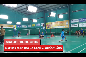 Highlights | JWS 2021 (Tháng 3) | BS U13 Bán kết: Đỗ Nguyễn Hoàng Bách vs Trần Quốc Thắng