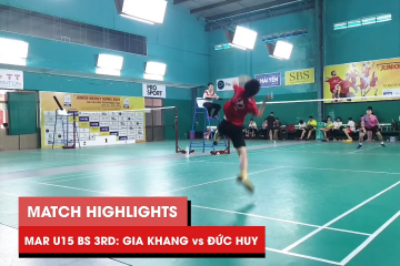 Highlights | JWS 2021 (Tháng 3) | BS U15 Tranh hạng Ba: Nguyễn Hoàng Gia Khang vs Lý Đức Huy