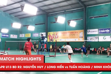 Highlights JWS 2021 (Tháng 4) BD U13 Vòng 2 (Bảng dưới) Nguyễn Huy/Long Hiển vs Tuấn Hoàng/Minh Khôi