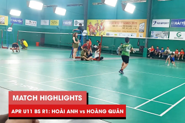 Highlights | JWS 2021 (Tháng 4) | BS U11 Vòng 1 (Bảng dưới): Nguyễn Hoài Anh vs Phạm Hoàng Quân