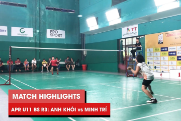 Highlights | JWS 2021 (Tháng 4) | BS U11 Vòng 3 (Bảng dưới): Võ Lê Anh Khôi vs Lê Minh Trí