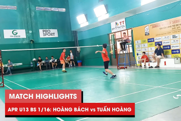 Highlights | JWS 2021 (Tháng 4) | BS U13 Vòng 1/16: Đỗ Nguyễn Hoàng Bách vs Đào Công Tuấn Hoàng
