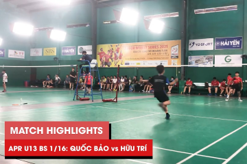 Highlights | JWS 2021 (Tháng 4) | BS U13 Vòng 1/16: Phạm Quốc Bảo vs Lê Hữu Trí