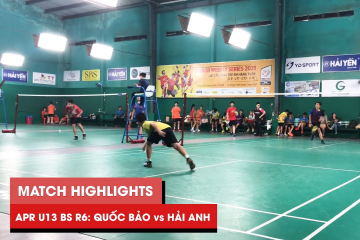 Highlights | JWS 2021 (Tháng 4) | BS U13 Vòng 6 (Bảng dưới): Phạm Quốc Bảo vs Phạm Thạch Hải Anh