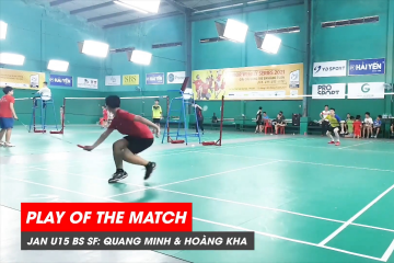 Play of the match | JWS 2021 (Tháng 1) | BS U15 Bán kết: Trần Quang Minh vs Trần Hoàng Kha (1)