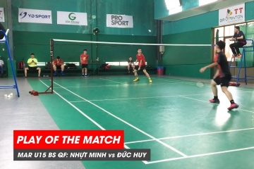 Play of the match | JWS 2021 (Tháng 3) | BS U15 Tứ kết: Lê Nhựt Minh vs Lý Đức Huy