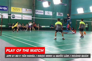 Play of the match JWS 2021 (Tháng 4) BD U11 Chung kết Tấn Nghĩa/Ngọc Minh vs Quốc Lâm/Hoàng Quân (2)